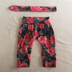 Pants and matching headband